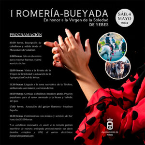 Yebes celebra este fin de semana su primera Romería en honor a la Virgen de la Soledad