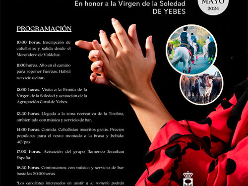 Yebes celebra este fin de semana su primera Romería en honor a la Virgen de la Soledad 1 Yebes celebra este fin de semana su primera Romería en honor a la Virgen de la Soledad