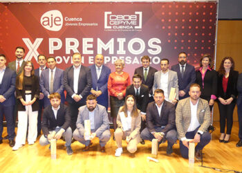 AJE Cuenca celebra sus undécimos premios para poner en valor el futuro que aportan los jóvenes empresarios