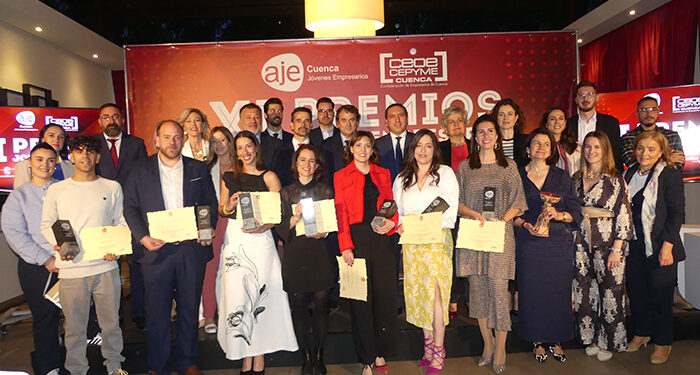 AJE Cuenca muestra el potencial del joven empresariado de la provincia en sus XI Premios