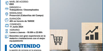 Abierto el plazo de inscripción para el curso gratuito de gestión de compras y aprovisionamiento de CEOE-Cepyme Guadalajara