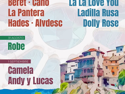 Beret, La la love you, Ladilla Rusa, Robe, Camela y Andy y Lucas protagonizan los cuatro conciertos de San Julián 2024