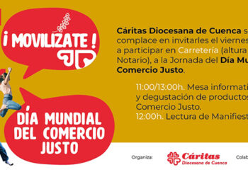 Cáritas Diocesana de Cuenca se une al Día Mundial del Comercio Justo con varias actividades en Carretería