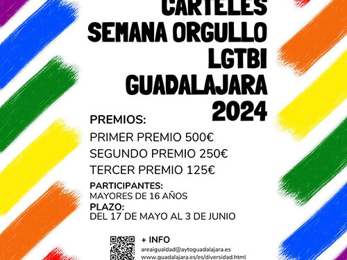 El Ayuntamiento de Guadalajara convoca un concurso para elegir el cartel de la Semana del Orgullo 2024