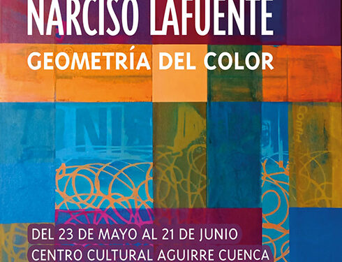 El Centro Cultural Aguirre acoge desde este jueves 23 de mayo la exposición ‘Geometría del color’, de Narciso Lafuente