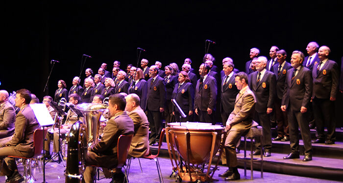 El Teatro Buero Vallejo acoge el concierto de Música militar “V Aniversario ORVET”