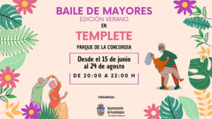 El baile de mayores de verano será en el templete del parque de la Concordia