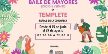 El baile de mayores de verano será en el templete del parque de la Concordia
