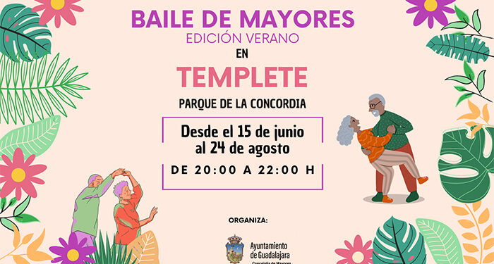 El baile de mayores de verano será en el templete del parque de la Concordia