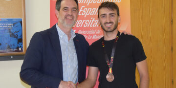 El estudiante del Campus de Cuenca, Diego García Page, medalla número 20 para la UCLM en los Campeonatos de España Universitarios