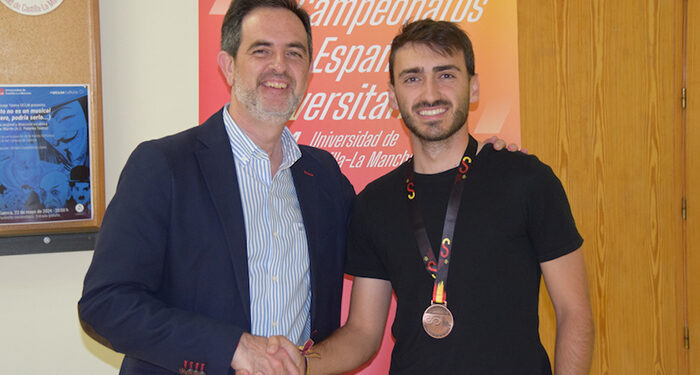 El estudiante del Campus de Cuenca, Diego García Page, medalla número 20 para la UCLM en los Campeonatos de España Universitarios