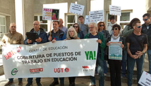 El personal laboral de la Educación Pública se moviliza en toda Castilla-La Mancha