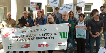 El personal laboral de la Educación Pública se moviliza en toda Castilla-La Mancha