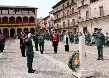 Emotiva celebración del 180 aniversario de la Guardia Civil en Sigüenza