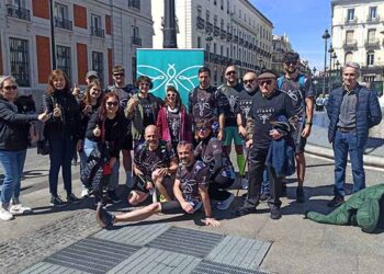 En marcha el reto solidario de 100 kilómetros Marcha Madrid-El Casar-Tamajón de la Asociación CTNNB1 España