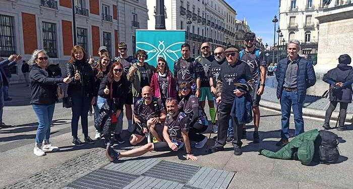 En marcha el reto solidario de 100 kilómetros Marcha Madrid-El Casar-Tamajón de la Asociación CTNNB1 España 1 En marcha el reto solidario de 100 km Marcha Madrid-El Casar-Tamajón de la Asociación CTNNB1 España