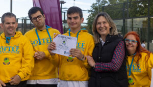 Guadalajara reconoce a los deportistas de ASPADIF por su brillante actuación en el Campeonato de España de Pádel Adaptado