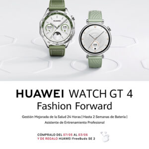 Huawei lanza el Watch GT 4 41mm en color Green Una fusión perfecta de frescura y elegancia