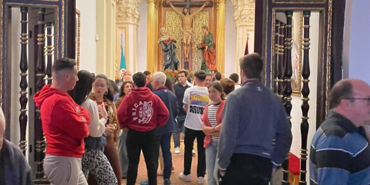 Quita de andas del Cristo de la Agonía