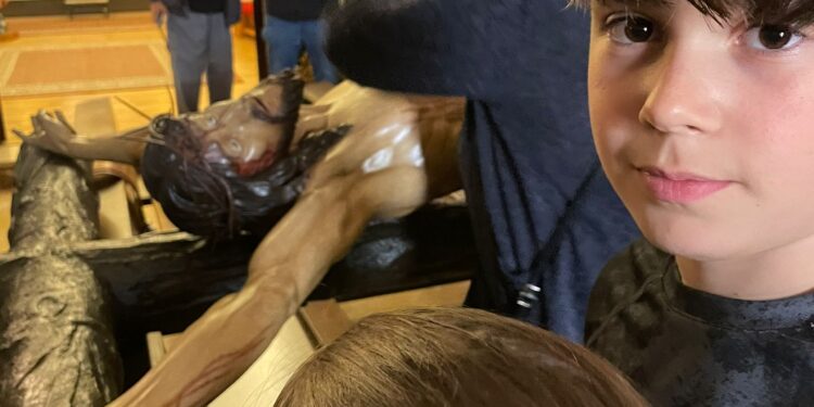 Quita de andas del Cristo de la Agonía