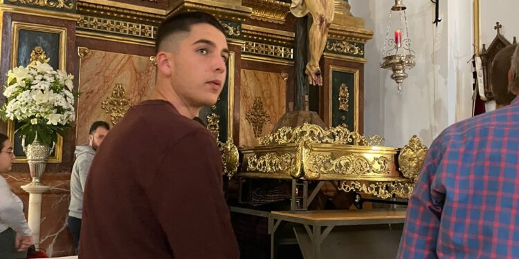 Quita de andas del Cristo de la Agonía