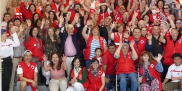 Gran Cruz Roja Humana en Cuenca: celebración y reconocimiento del voluntariado