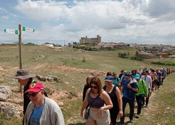 La Almarcha y Castillo de Garcimuñoz se unen en una jornada espectacular del Circuito de Senderismo Diputación de Cuenca