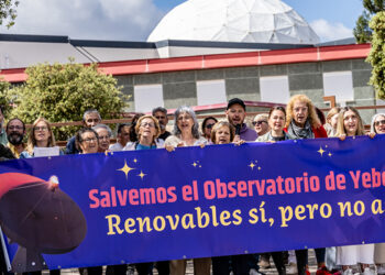 La Asociación Vecinal Yebes, Ecologistas en Acción Guadalajara y ALIENTE en Guadalajara advierten de que el Observatorio de Yebes “está en peligro por la burbuja de fotovoltaicas”