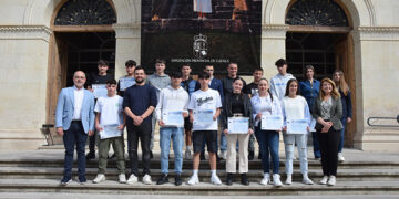 La Diputación de Cuenca acoge el acto de entrega de los diplomas de los 33 jóvenes que han completado el curso de socorristas