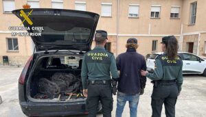 La Guardia Civil de Guadalajara detiene en Gajanejos a una persona por robo de cable de cobre del tendido telefónico