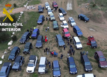 La Guardia Civil denuncia la organización de rutas todoterreno en el Parque Natural Serranía de Cuenca