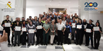 La Guardia Civil y la Policía Nacional reconocen la labor de los profesionales de la seguridad privada de Guadalajara