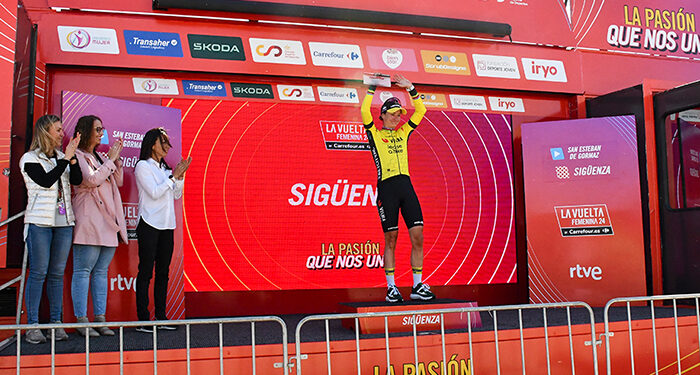 La Vuelta Ciclista a España femenina para en Sigüenza