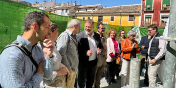 La fuente histórica de la Plaza Mayor de Cuenca recupera su carácter emblemático junto a otras seis de la ciudad