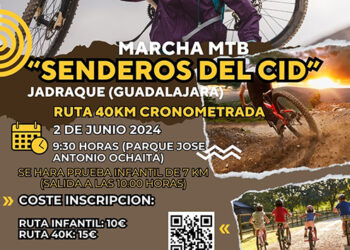 La marcha MTB Senderos del Cid tendra lugar el proximo domingo 2 de junio en Jadraque