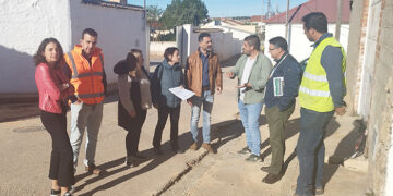 Las obras de mejora de la red de abastecimiento de Los Hinojosos ya están ejecutadas en un 70 por ciento