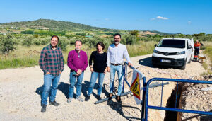 Las obras para la mejora de la red de abastecimiento de Priego entran en su recta final