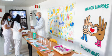 Los centros sanitarios de Castilla-La Mancha se suman a la campaña de concienciación sobre la importancia de la higiene de manos