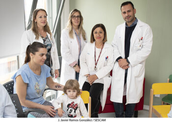 Los niños ingresados en el Hospital de Guadalajara han disfrutado de un pequeño concierto con el que animar y distraer su estancia hospitalaria