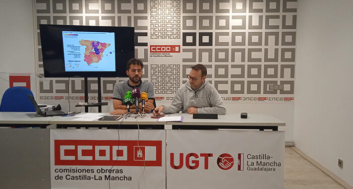 Los sindicatos reclaman una reunión urgente del Grupo de Trabajo Permanente de Prevención de Riesgos Laborales de Guadalajara ante los alarmantes y dramáticos datos de siniestralidad 1 Los sindicatos reclaman una reunión urgente del Grupo de Trabajo Permanente de Prevención de Riesgos Laborales de Guadalajara