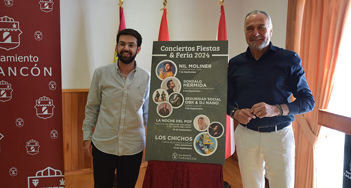 Nil Moliner, Gonzalo Hermida, OBK y Seguridad Social actuarán en las fiestas de Tarancón