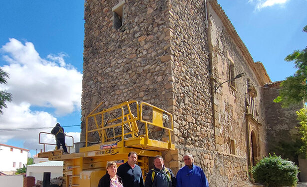 Obras de rehabilitación de la torre de la Iglesia de Valdemoro del Rey 1 Obras de rehabilitación de la torre de la Iglesia de Valdemoro del Rey