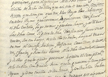 El documento del mes del Archivo Histórico de Cuenca trata sobre la donación del castillo de Cuenca a la Inquisición
