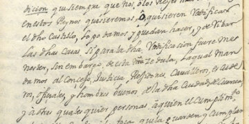 Real cédula de Felipe II - II