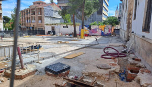 Reorganización del tráfico entorno a las Plazas de Prim y San Esteban en el avance de las obras