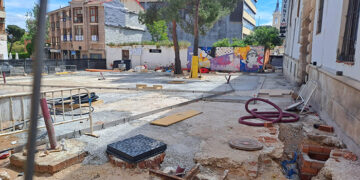 Reorganización del tráfico entorno a las Plazas de Prim y San Esteban en el avance de las obras