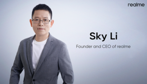 Sky Li, CEO de realme, anuncia la vuelta de la gama GT al mercado global