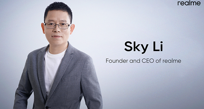 Sky Li, CEO de realme, anuncia la vuelta de la gama GT al mercado global