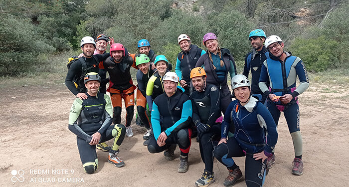 Una veintena de personas participan en las III Jornadas de Barranquismo en las Chorreras del Cabriel 1 Una veintena de personas participan en las III Jornadas de Barranquismo en las Chorreras del Cabriel