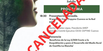 AMEP aplaza sin fecha la jornada de emprendimiento en Zafrilla prevista para el próximo jueves
